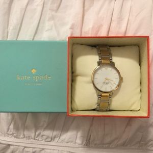 Kate Spade Pearl Face Two Tone Watch